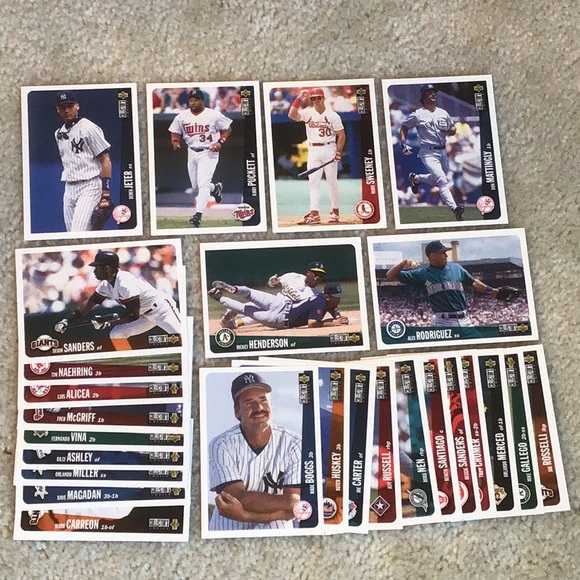 Vintage 1995 Upper Deck MLB Baseball Trading Cards, Lot of 46 Cards - Picture 12 of 16